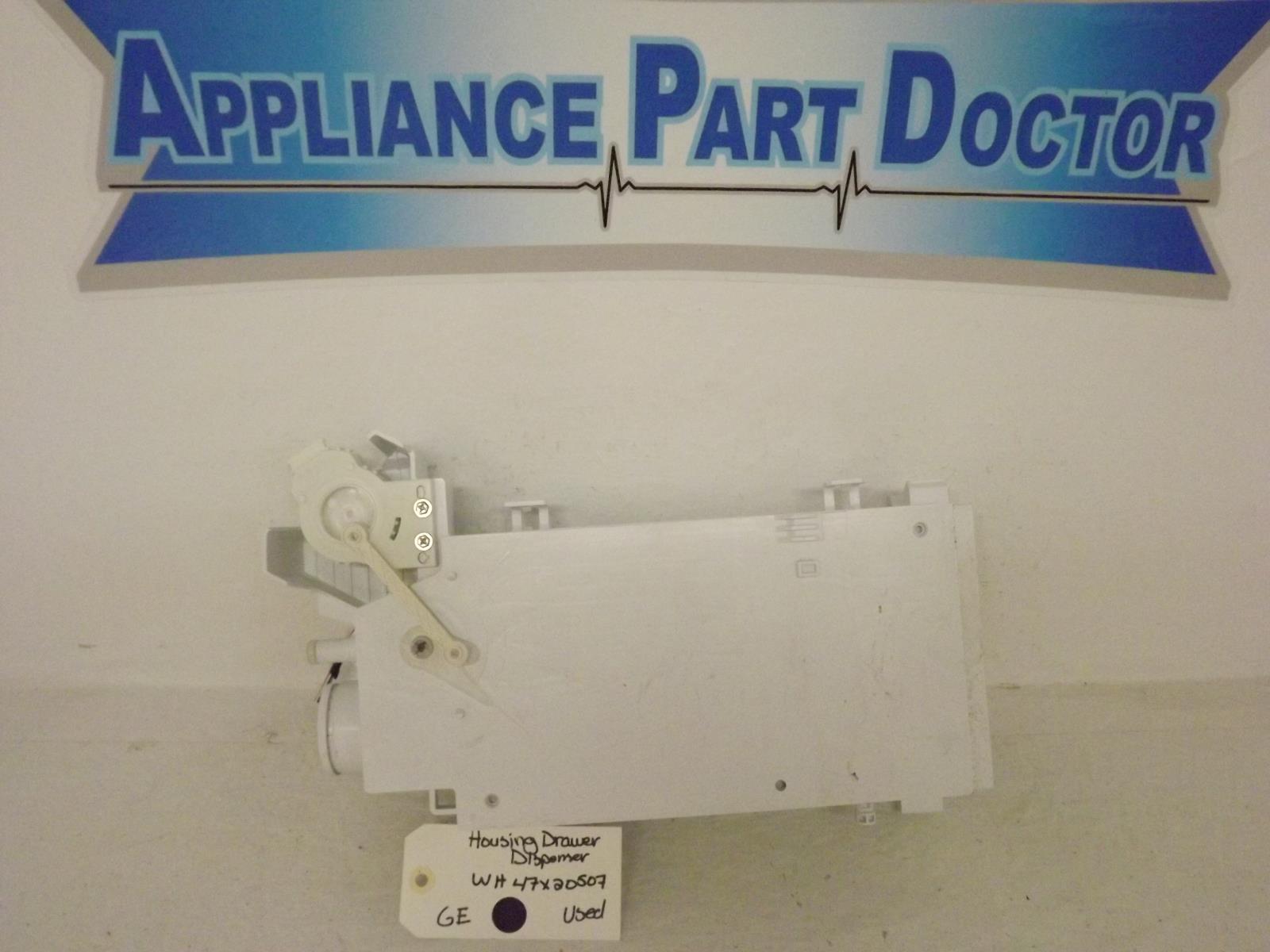 GE Washer WH47X20507 Housing Dispenser Drawer Used GE Washer WH47X20507 Housing Dispenser Drawer Used